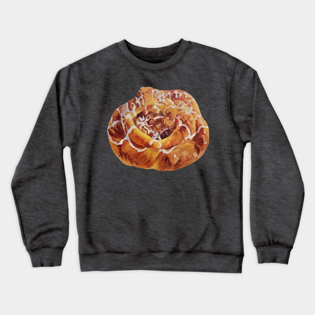 Apple Danish painting (no background) Crewneck Sweatshirt by EmilyBickell